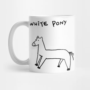 White Pony Mug